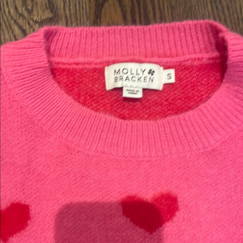 Pink Heart Sweater - Picture 2 of 2